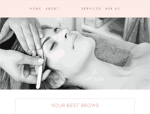 Tablet Screenshot of browbabes.com.au
